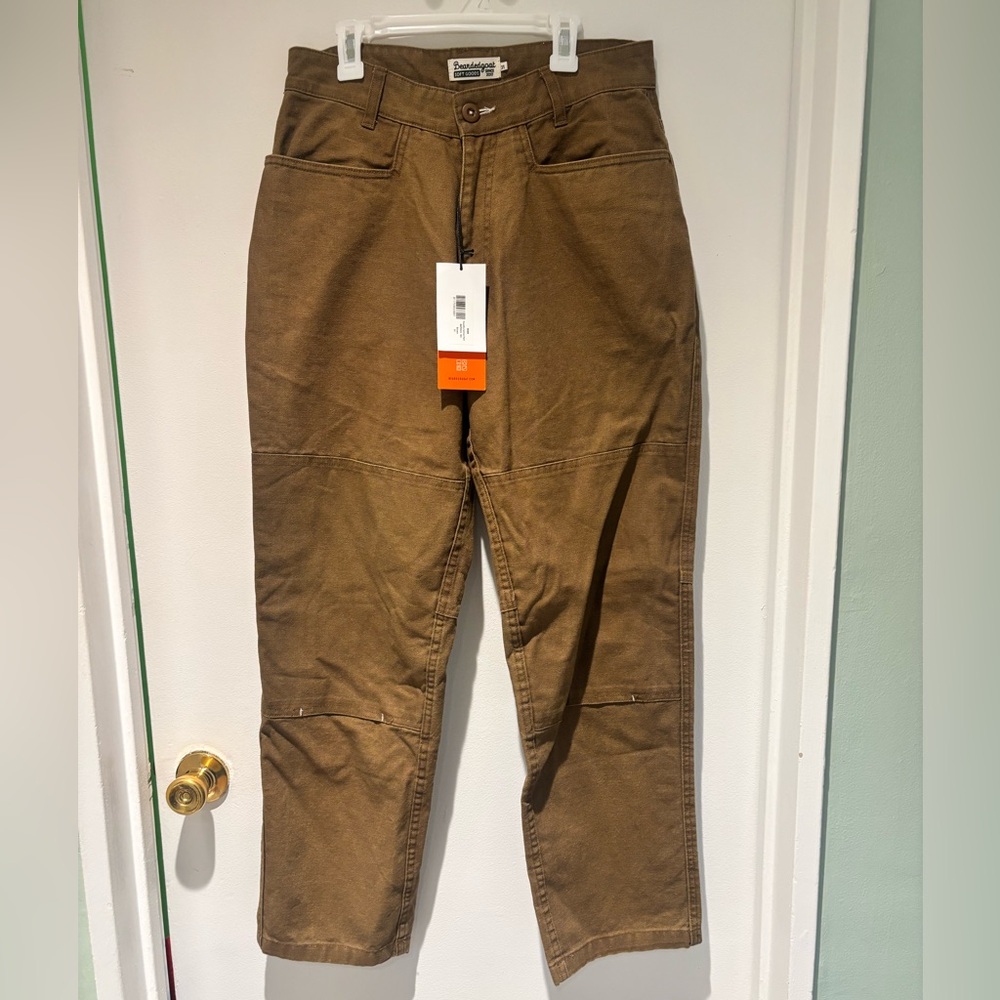 Bearded Goat Men's Foundry Canvas Pant Size 31 NWT